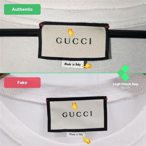 gucci clothes missing tag|Gucci shirt checker.